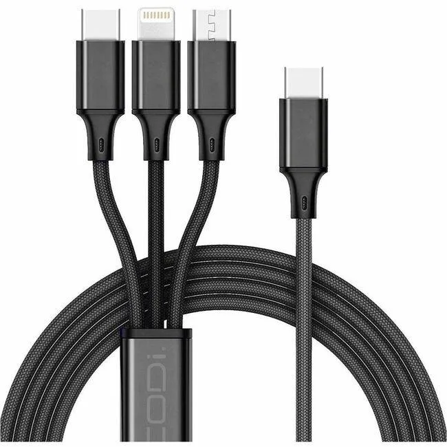CODi CODi 4' 3-in-1 Multi-Charging Cable USB-C — product photo