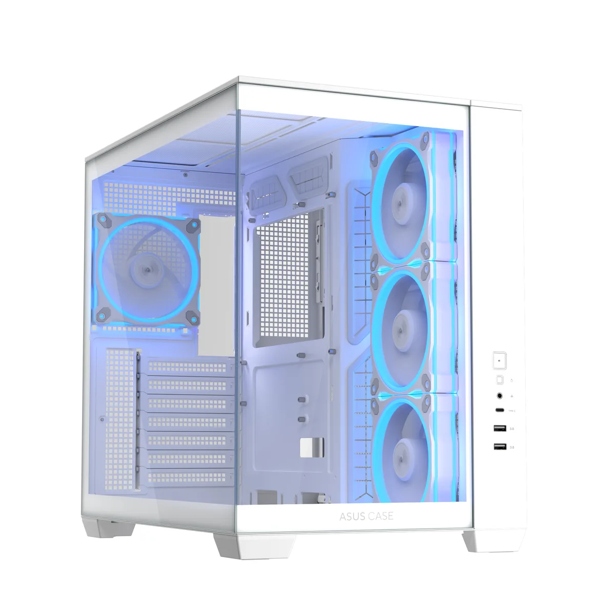 ASUS ASUS A32 PLUS TG ARGB WHITE PC case — product photo