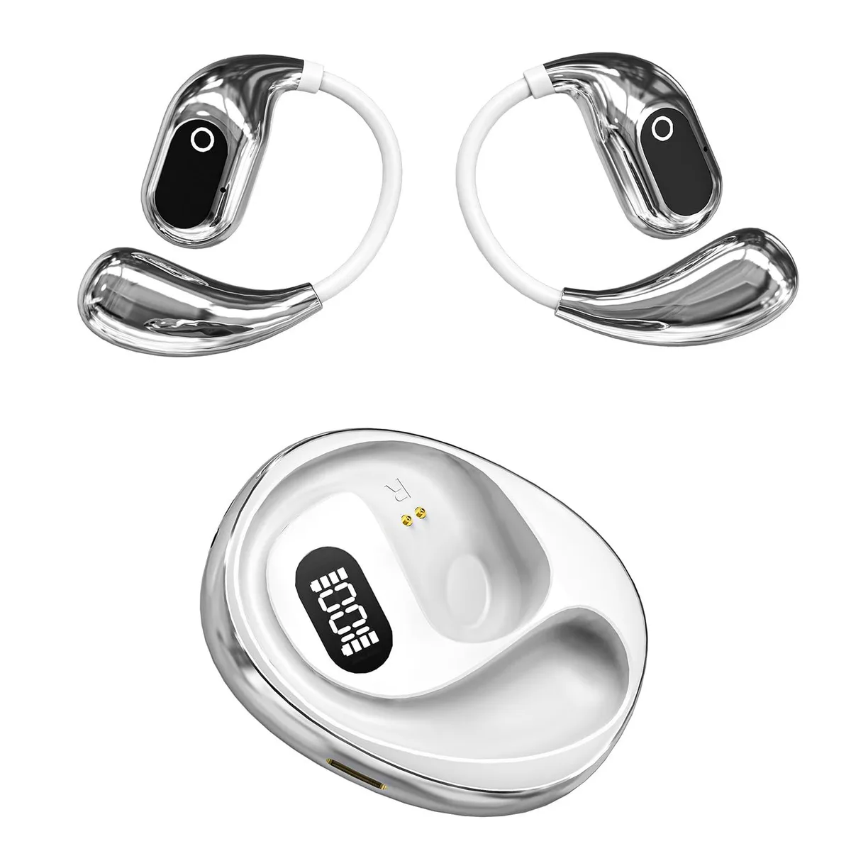 No Sew No Sew XG99 Open Ear Headphones Bluetooth 5.4 White — product photo