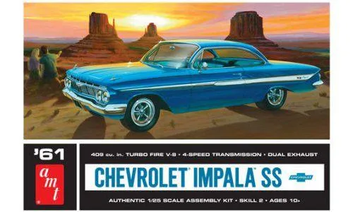 AMT AMT 1961 Chevy Impala SS 1/25 Scale Model Kit — product photo