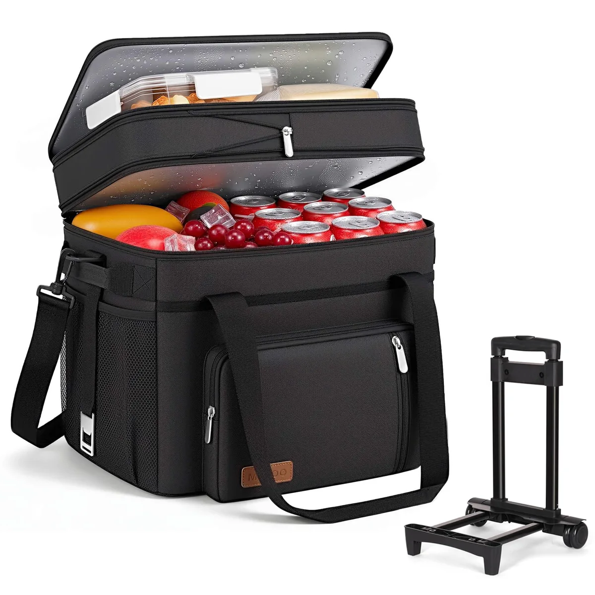 Mi-LG03n 60 Can Expandable Cooler Bag with Wheels — product photo