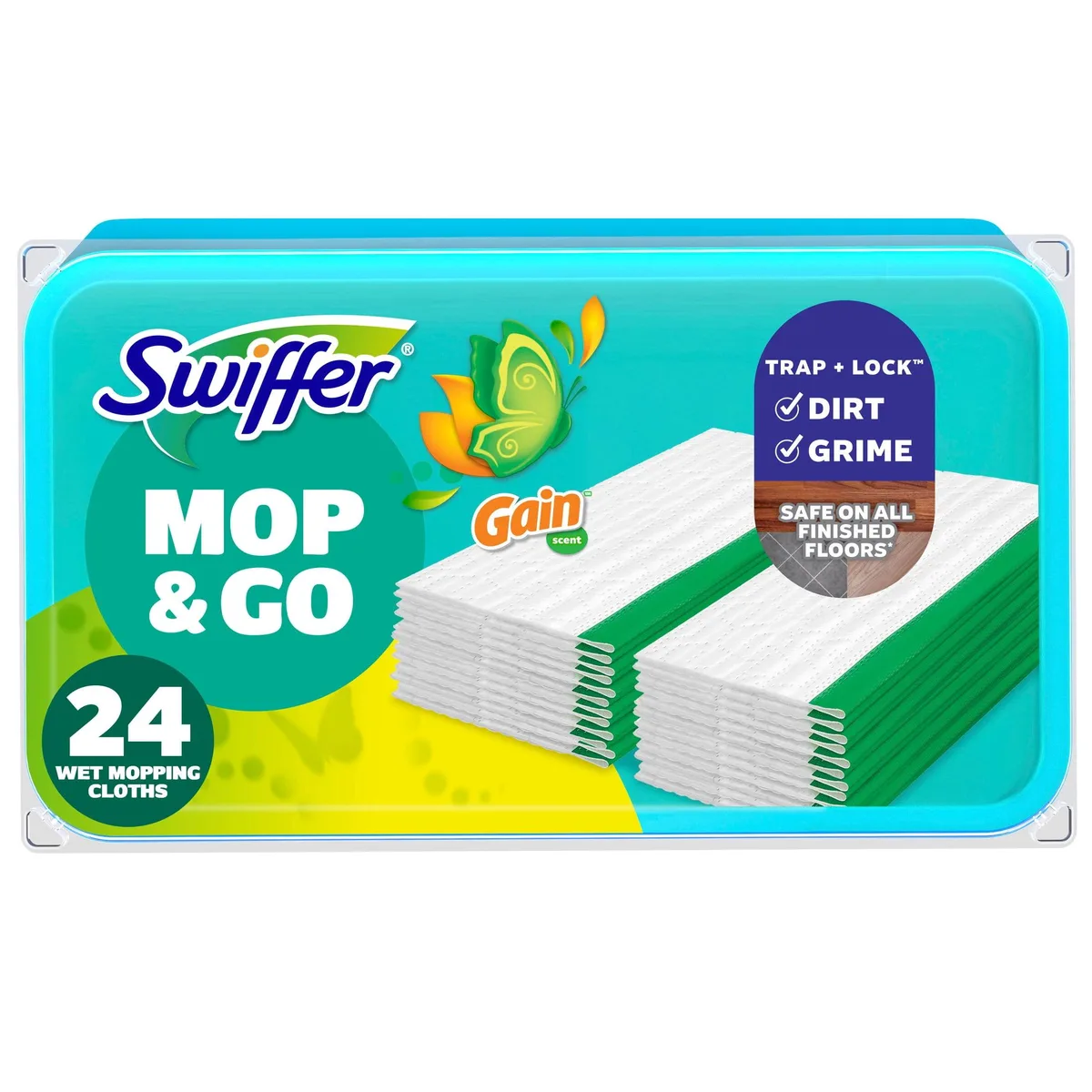 Swiffer Swiffer Mop & Go Wet Refills Gain Scent 24 Count — product photo