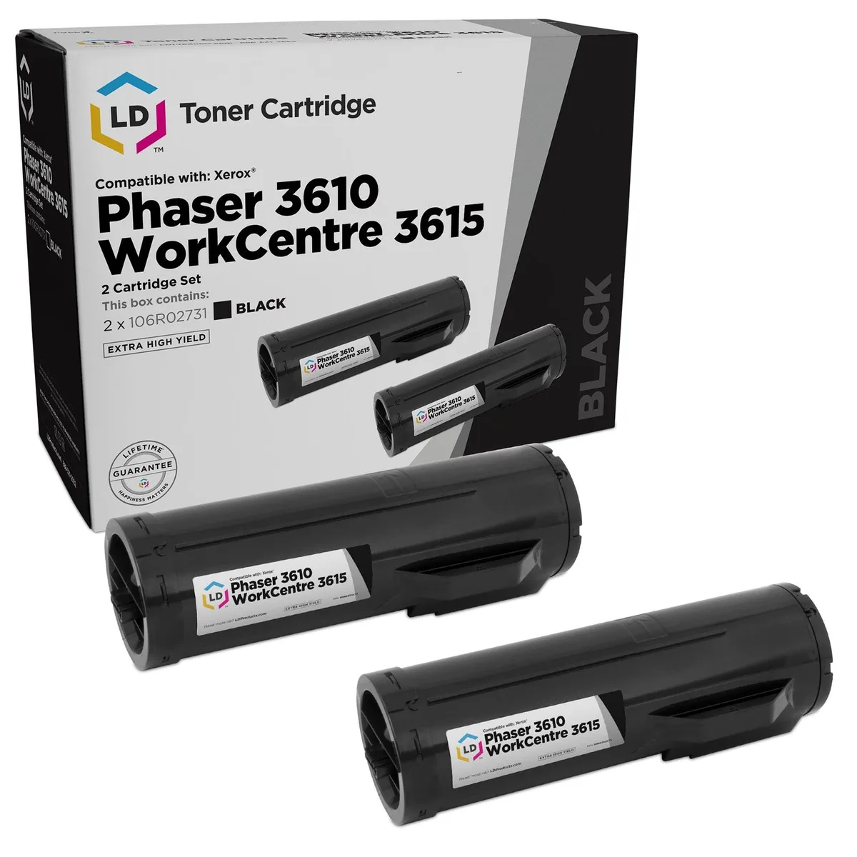 LD Products LD Products 106R02731 Compatible Toner Cartridge Black 2-Pack 25300 Pages — product photo