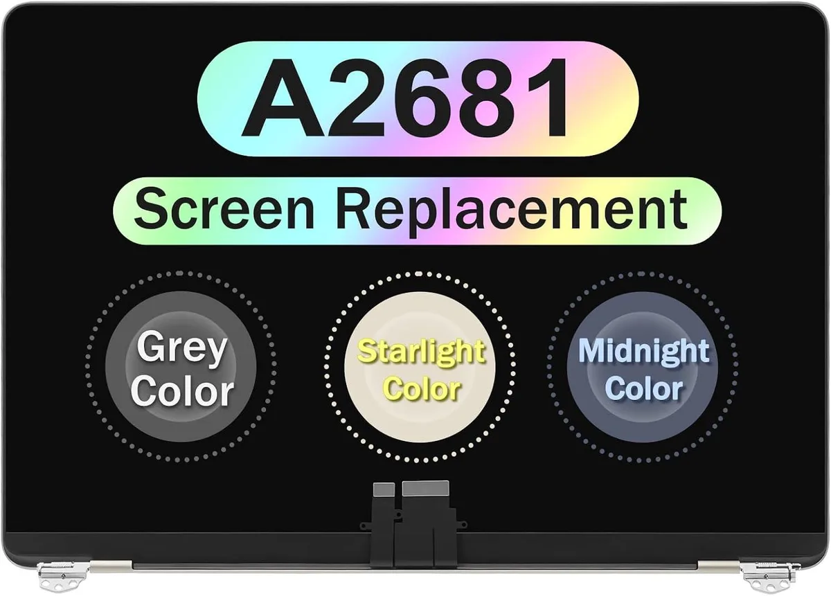 NUOLAISUN NUOLAISUN 13.6" laptop screen 2560x1664 for MacBook Air A2681 2022 M2 EMC 4074 Gray — product photo