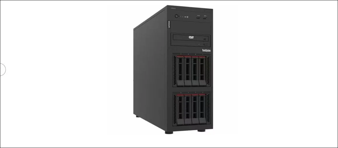 Lenovo Lenovo ThinkSystem ST250 V3 7DCEA01YNA Tower Server Xeon E-2434 16 GB RAM — product photo