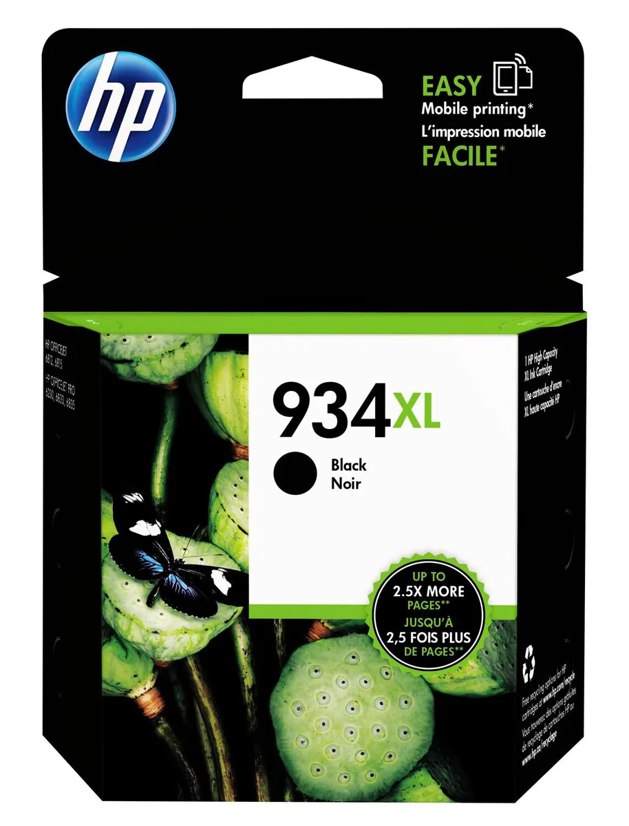 HP HP 934XL C2P23AN Black Pigment Ink Cartridge 1000 Pages — product photo