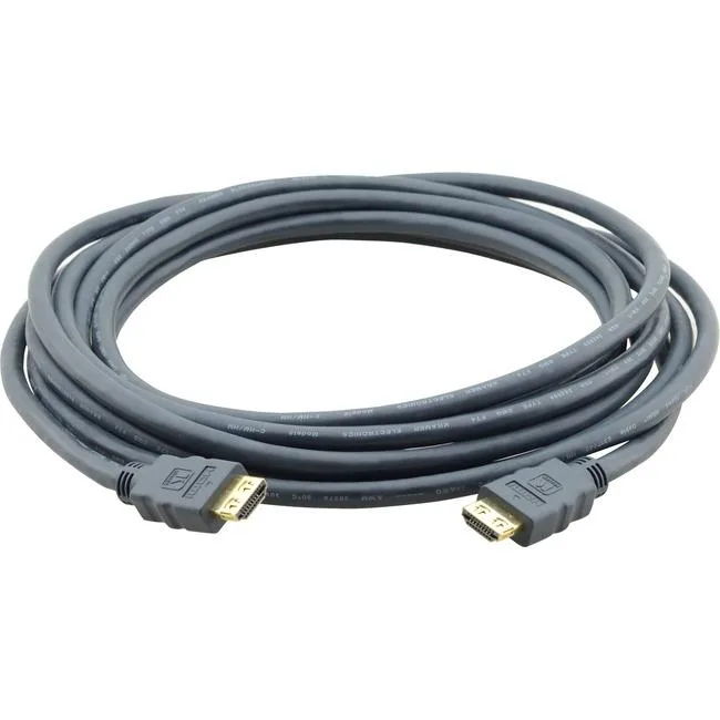 Black HDMI male-to-male cable with Ethernet