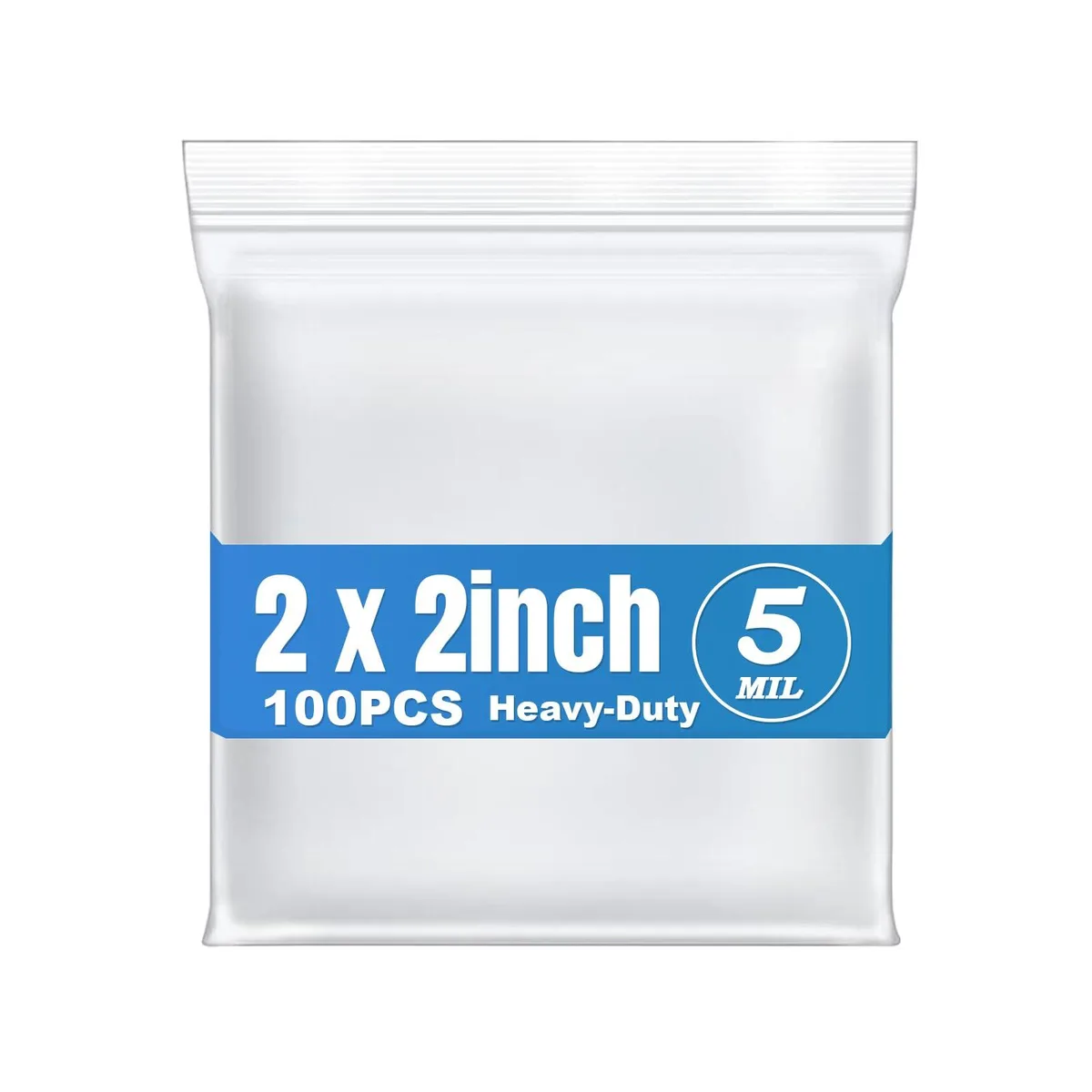  Maco Macoota 2x2in 5mil Zip Bags 100pcs White — product photo