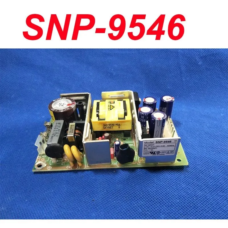 KHACHIMO SNP-9546 ATX power supply unit, black metal housing with cooling fan and cable bundle