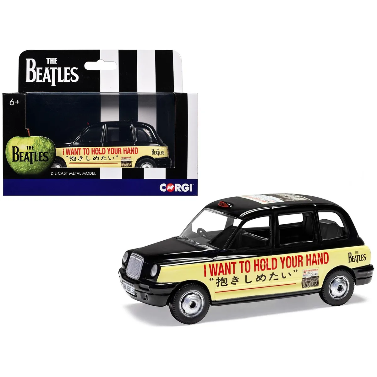 Corgi Corgi The Beatles London Taxi RHD "I Want To Hold Your Hand" 1:36 hobby collectible — product photo