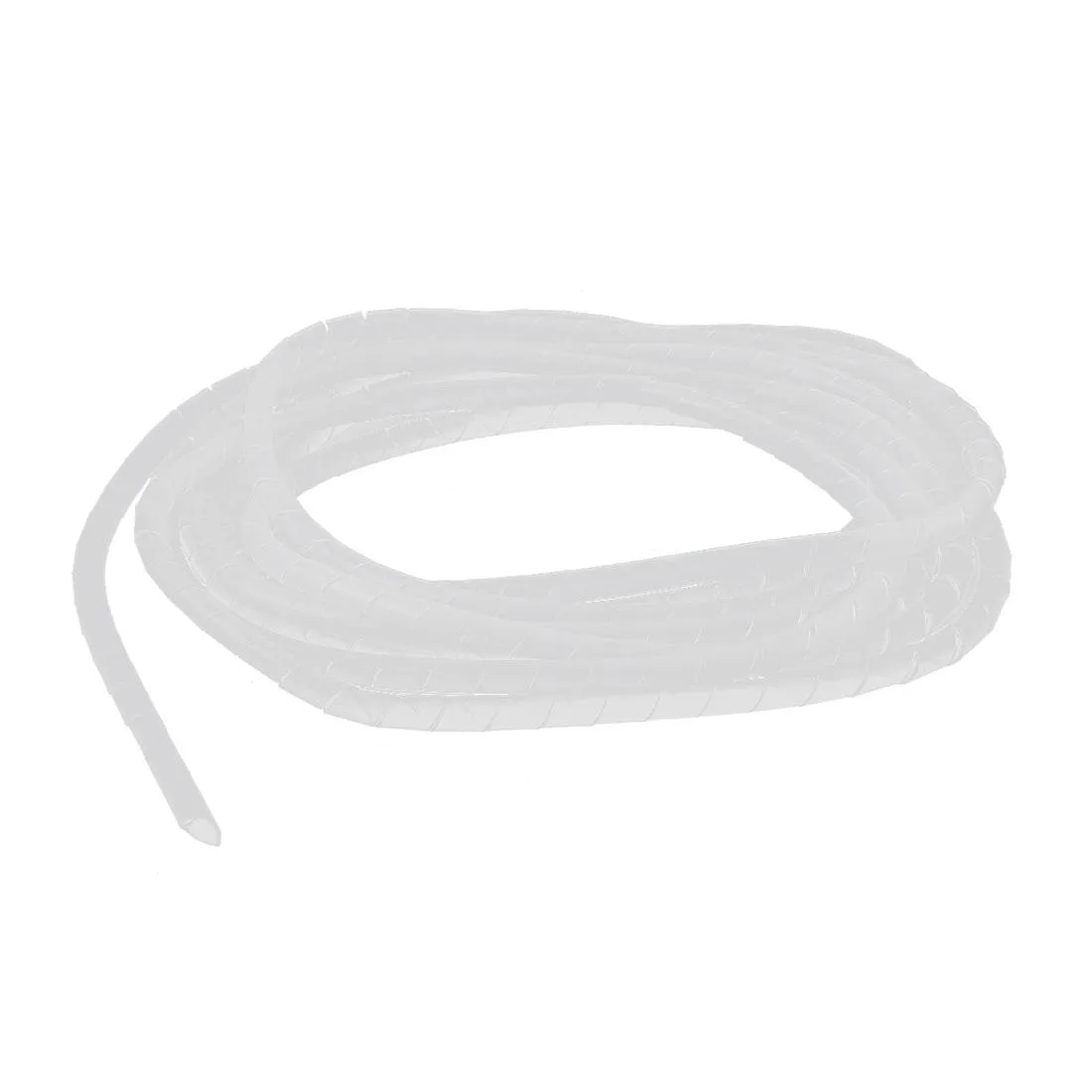 Unique-Bargains Unique-Bargains Spiral Cable Wrap Tubing White 6mm OD 4m — product photo
