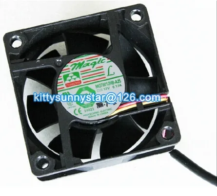 OEM Industries OEM Industries MGT6012HB-A25 60mm 12V 0.17A 3-pin CPU cooler — product photo