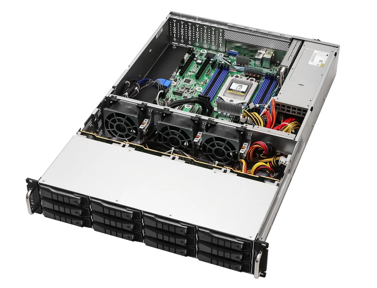 ASRock Rack ASRock Rack 2U12L2S-SIENA barebone server 2U 12×3.5" SATA 800W — product photo