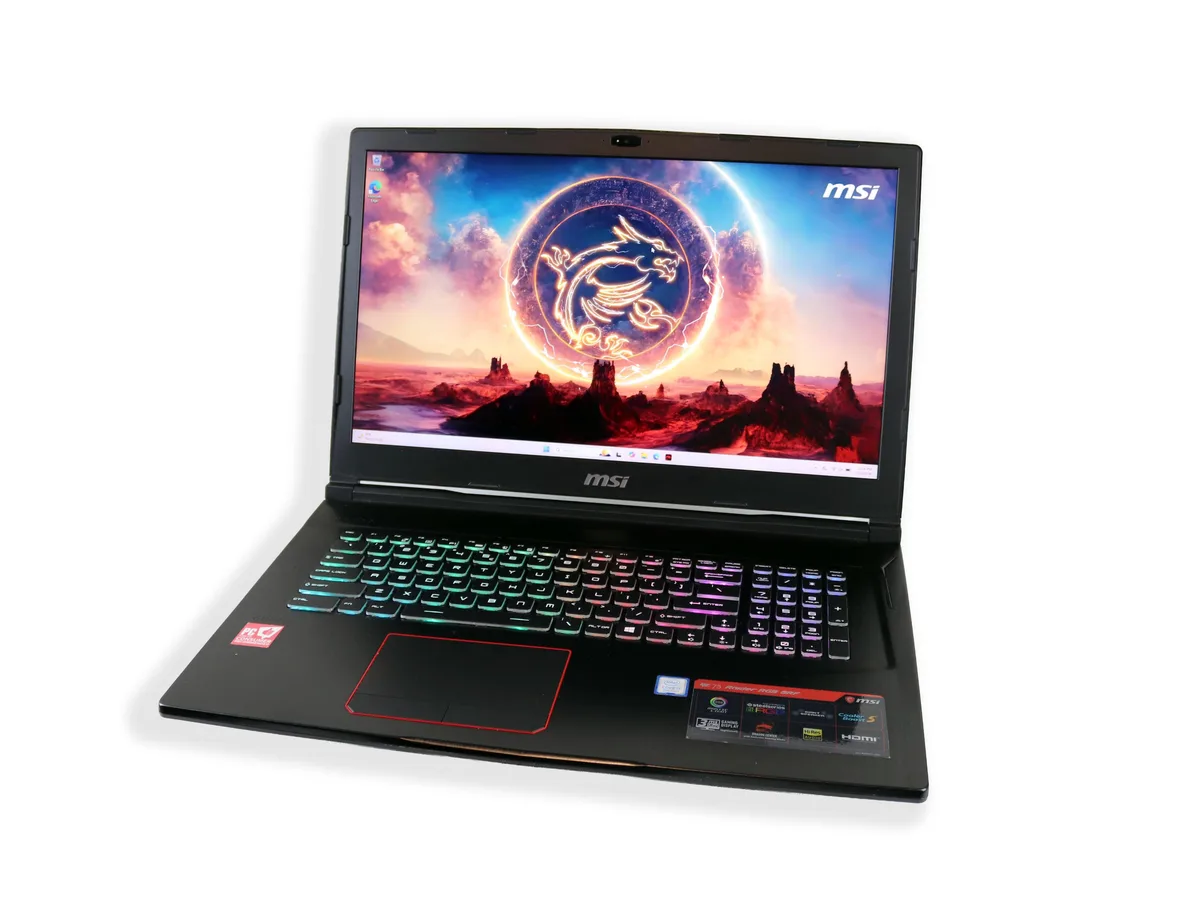 MSI MSI GE73 laptop i7-8750H 16GB 256GB SSD 1TB HDD GTX 1070 17.3" 120Hz — product photo