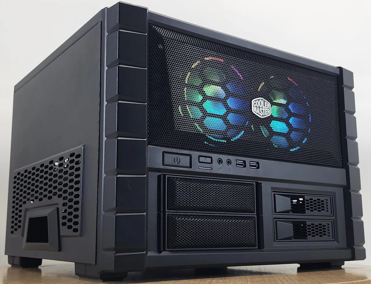 Custom Custom Ryzen 7 5700X 16GB DDR4 1TB NVME RX 7700 XT gaming PC — product photo