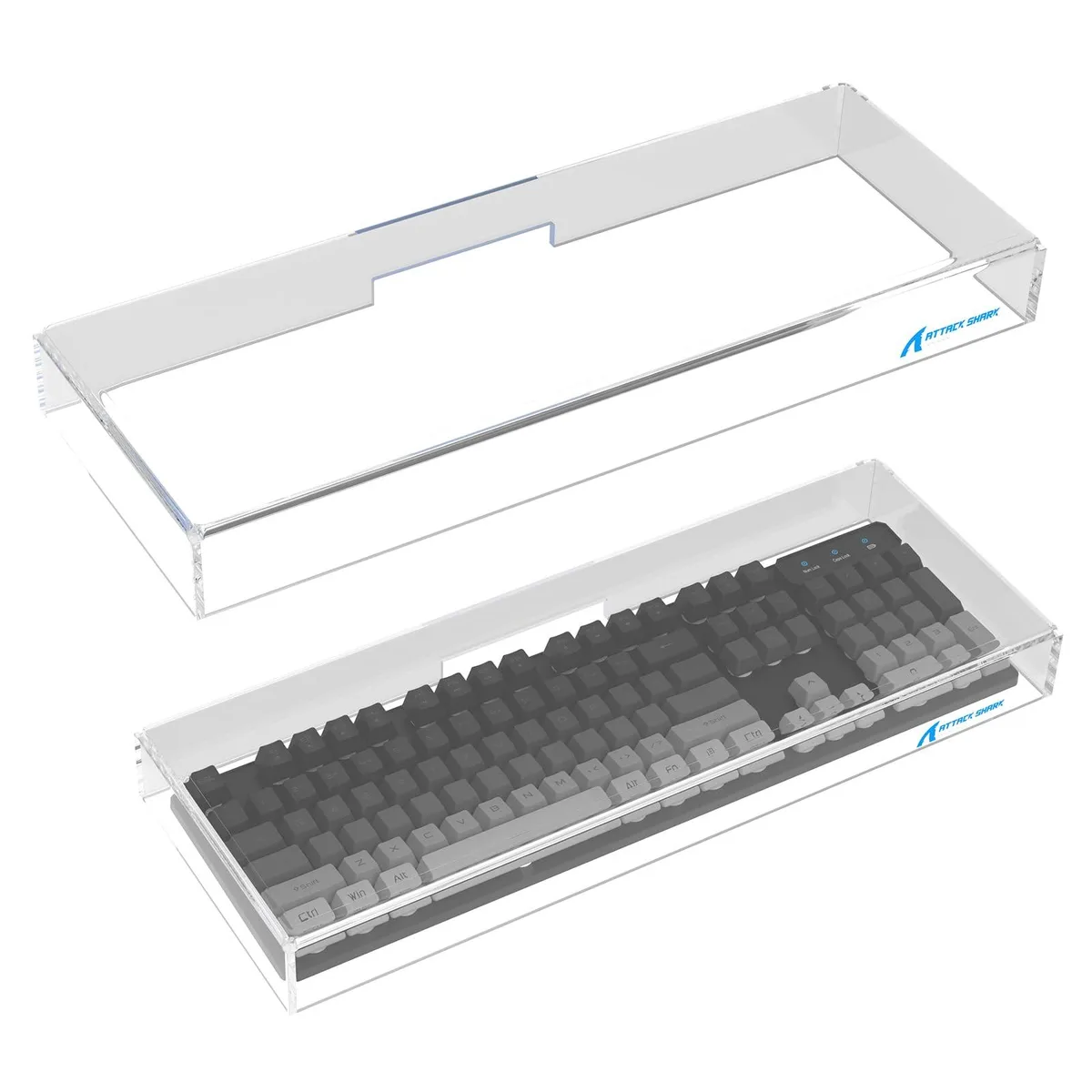  ATTACK SHARK KC04 Acrylic Keyboard Cover 17.4 x 6.5 x 1.89 in 104Key — product photo