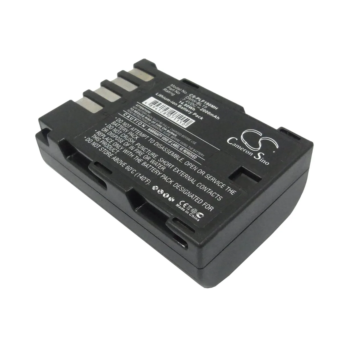 Cameron &amp; Co Cameron &amp; Co DS-CS-PLF190MH camera battery 2000mAh 7.4V — product photo