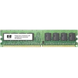 Green rectangular RAM module with gold edge connectors