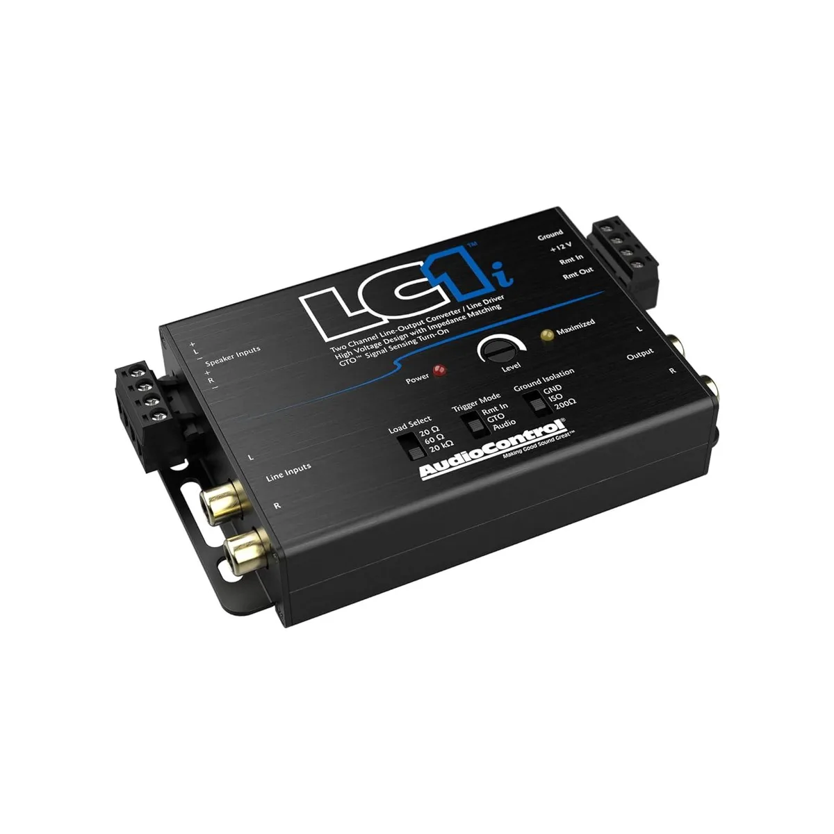 WUQ WUQ LC1i 2-Channel Line Output Converter & 8-Gauge Amp Kit car electronics accessory — product photo