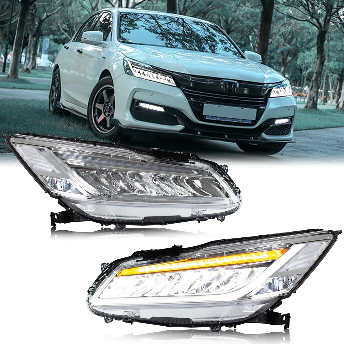 inginuity time inginuity time TD-0146A LED Headlights for Honda Accord 2016 2017 automotive specialty lighting — product photo