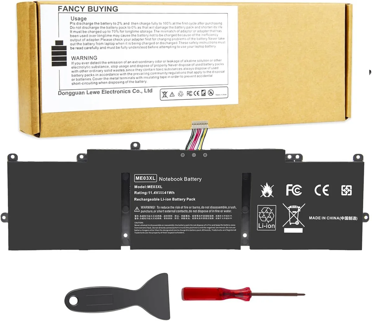 TAURKENAM TAURKENAM ME03XL 11.4V 41Wh 6-cell laptop battery — product photo