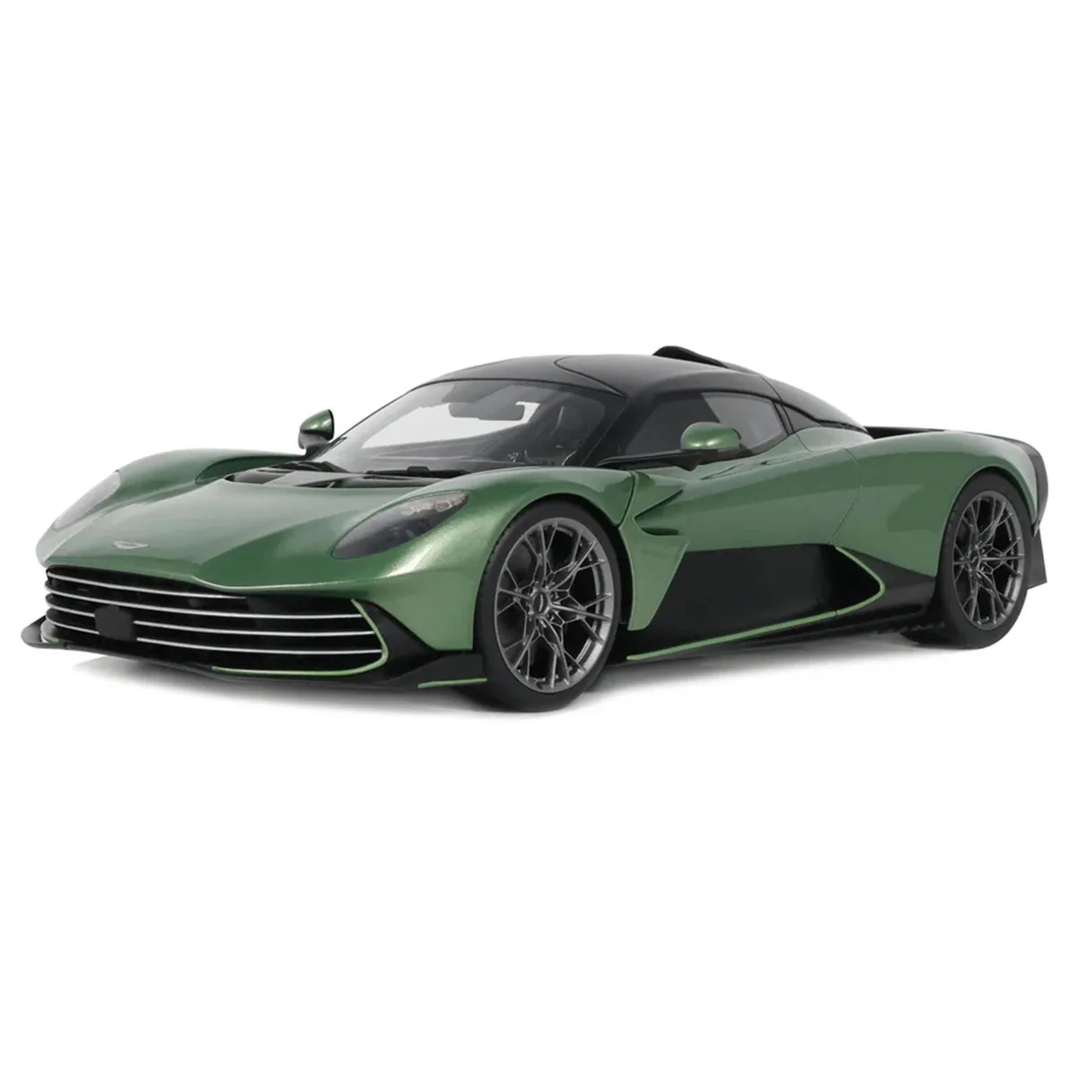 GT Spirit GT Spirit 2025 Aston Martin Valhalla Green Metallic Black Top 1/18 hobby collectible — product photo