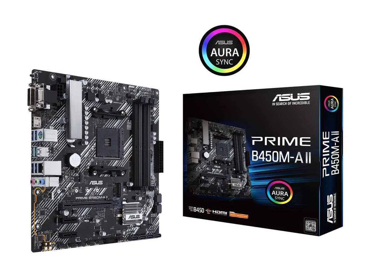 ASUS ASUS Prime B450M-A II AMD AM4 AMD motherboard — product photo