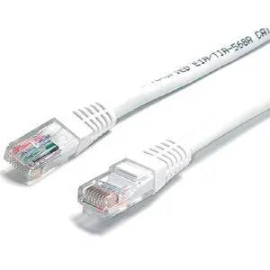 STARTECH STARTECH M45PATCH1WH Cat 5E network ethernet cable 1 ft white — product photo