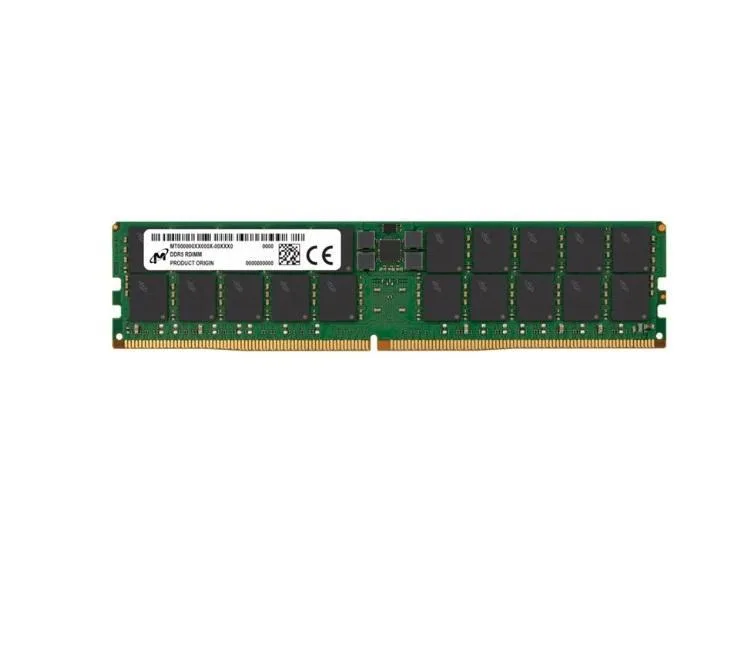 Micron Technology, Inc. Micron Technology, Inc. MTC40F2047S1RC56BB2R 128GB DDR5 RDIMM 5600 CL46 server RAM — product photo