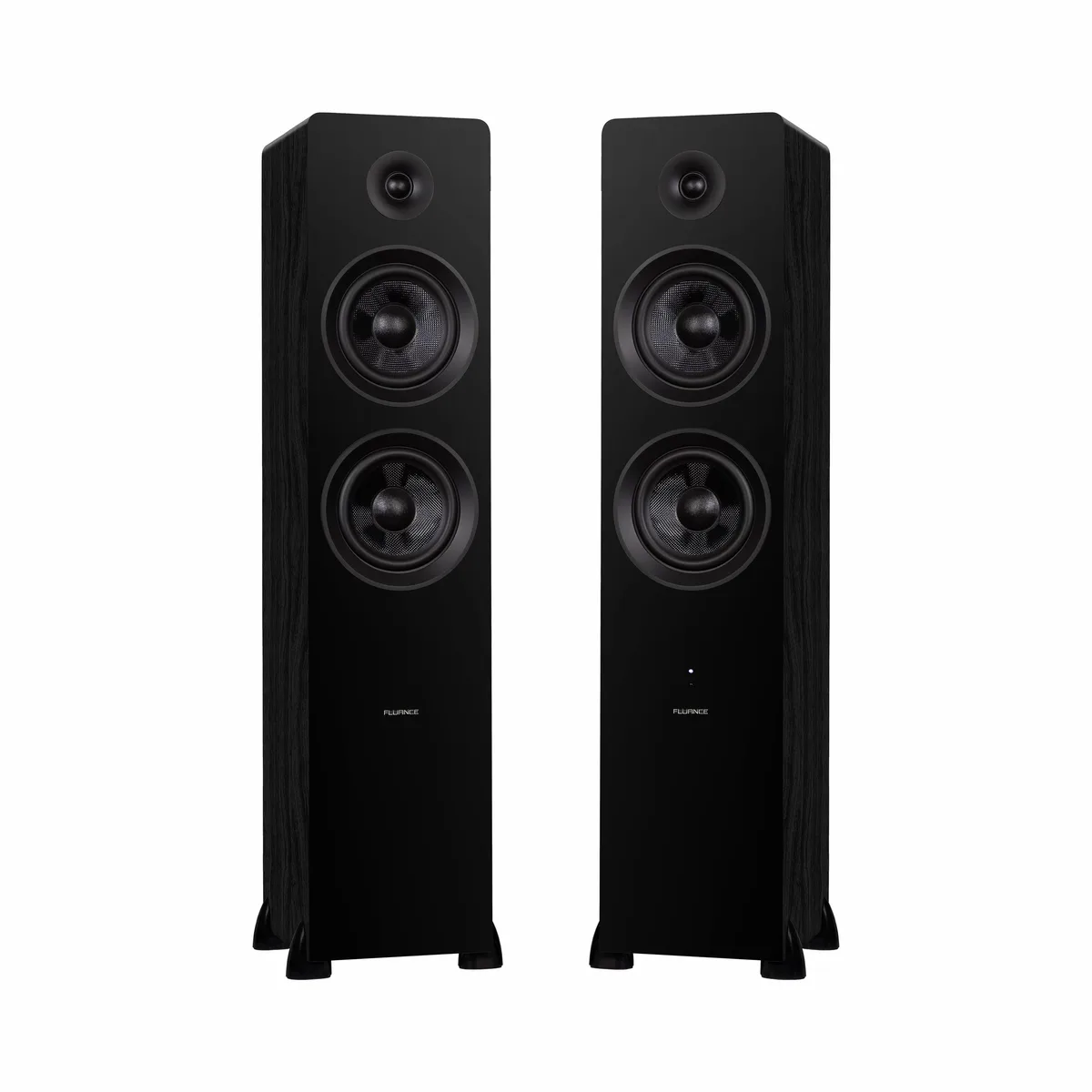 Fluance Fluance AI81 Elite Powered Floorstanding Tower Speakers 150W 2.0 6.5 Bluetooth 5 Black Ash — product photo