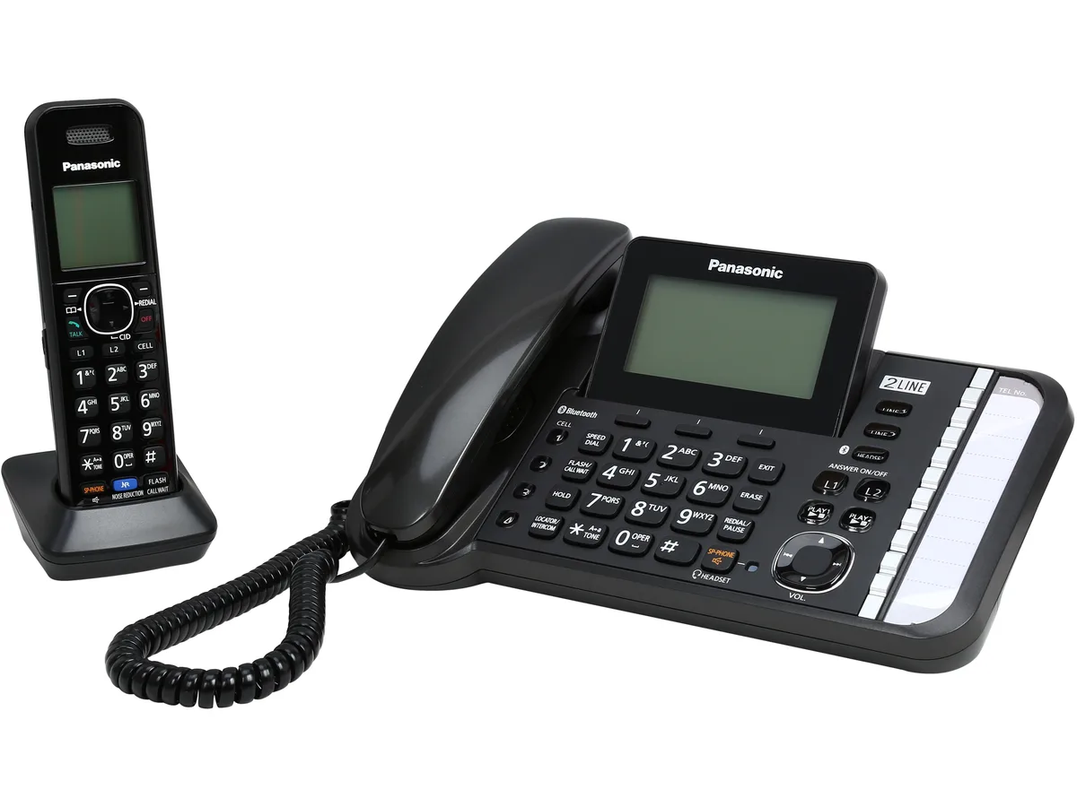 Panasonic Panasonic KX-TG9581 2-Line Corded Phone with Answering Machine — product photo