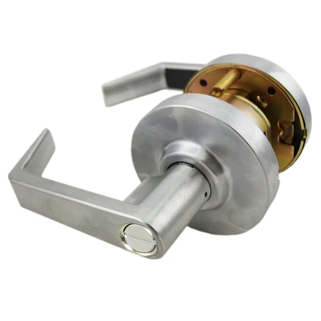 MAXTECH MAXTECH LKLE13012-26D Satin Chrome Privacy Door Lock Grade 2 2-3/4" Backset — product photo
