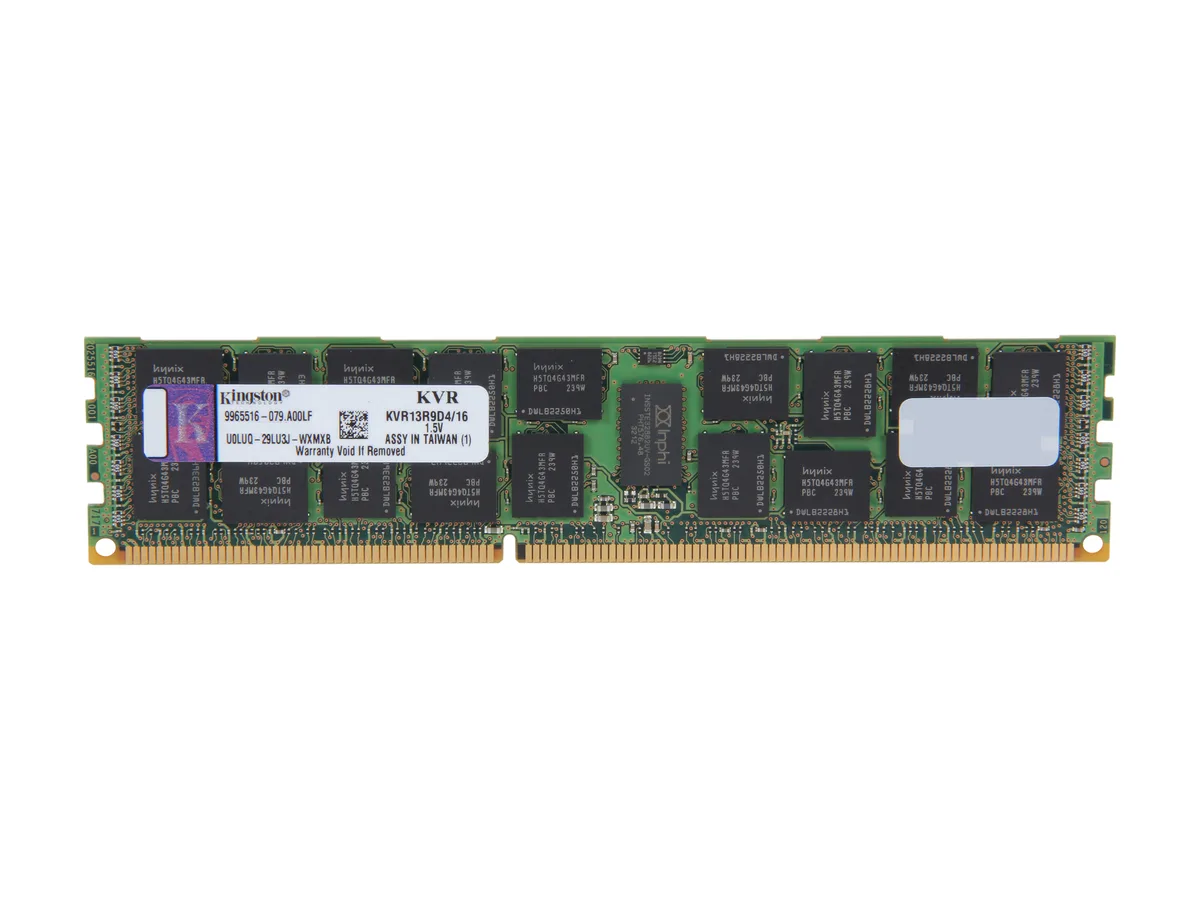 Kingston Technology Corp. Kingston Technology Corp. KVR13R9D4/16 16GB DDR3 1333 ECC Registered Server RAM — product photo