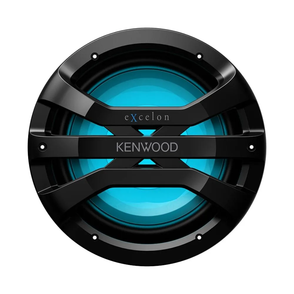 KENWOOD KENWOOD Excelon XM1041BL 10" 1300W IPX6 Subwoofer with Illumination (Black) — product photo