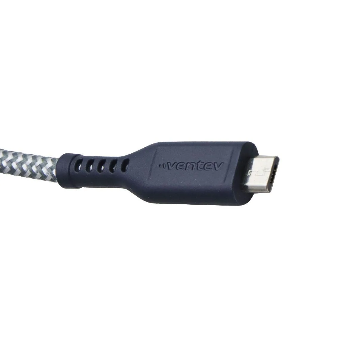 Ventev Ventev 6 ft Braided USB-A to Micro-USB Cable - Gray — product photo