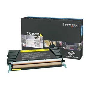 Lexmark Lexmark C734A2YG Yellow Toner Cartridge 6000 Pages — product photo