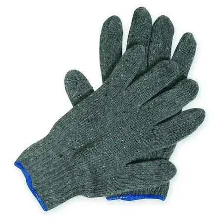 Condor Condor 4NML4 Knit Gloves Cotton Polyester Gray XL 12 PK — product photo