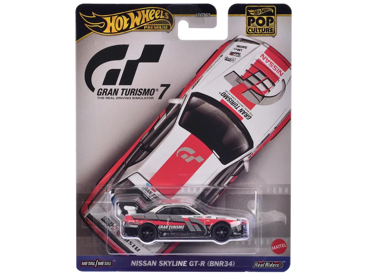 Hot Wheels Hot Wheels Nissan GT-R Nismo GT3 #23 White Gran Turismo 7 hobby collectible — product photo