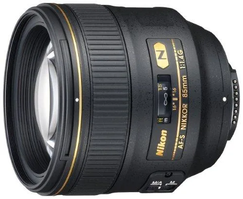 Nikon Inc Nikon AF-S FX NIKKOR 85mm f/1.4G camera lens — product photo