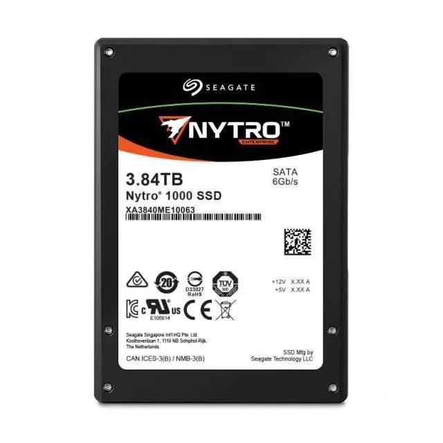 Seagate Seagate Nytro 1551 XA3840ME10063 3.84TB 2.5" SATA enterprise SSD — product photo