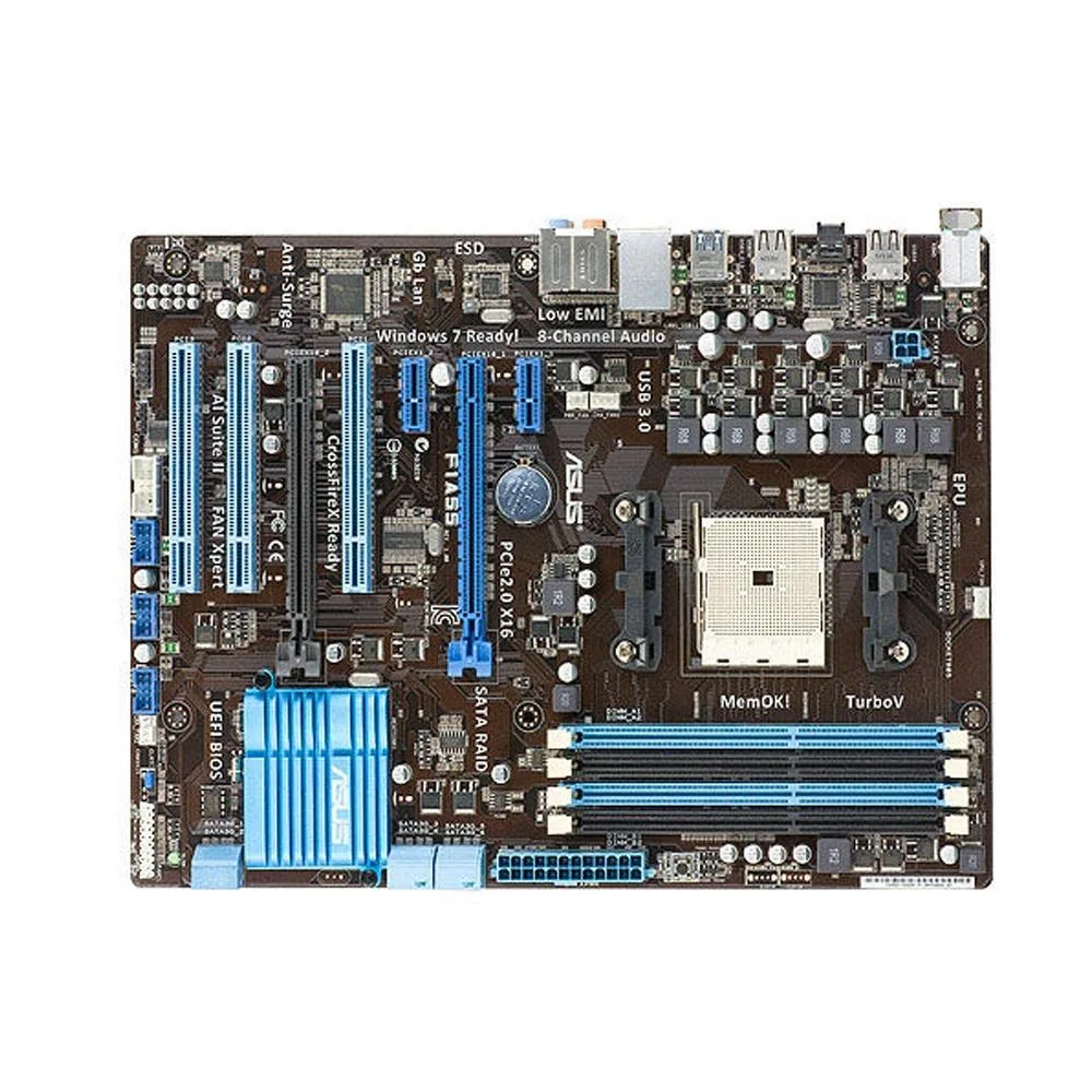 ASUS ASUS F1A55 Socket FM1 AMD A55 DDR3 64GB ATX Motherboard — product photo