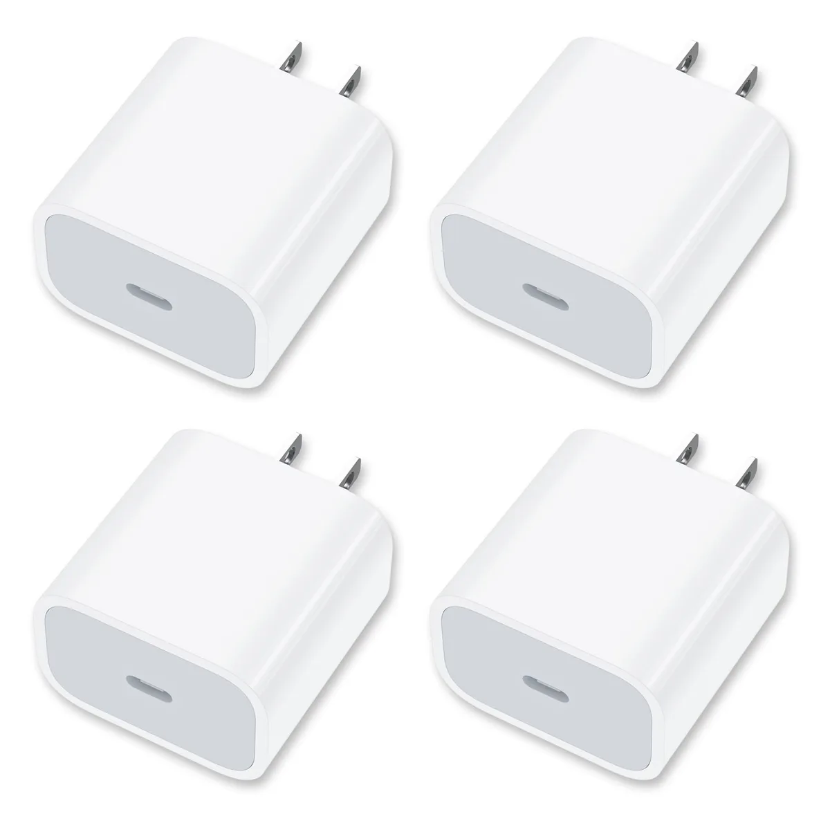 No Sew No Sew 20W USB-C Wall Charger 4 Pack — product photo