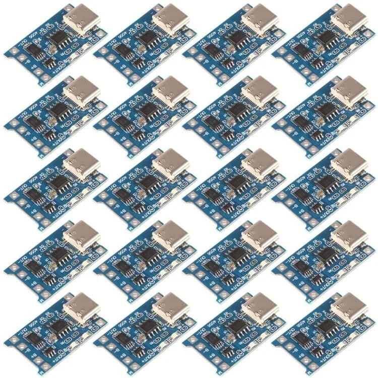 KEHIPI KEHIPI TP4056 Type-C USB 5V 1A 18650 Lithium Battery Charger Module 20pcs — product photo