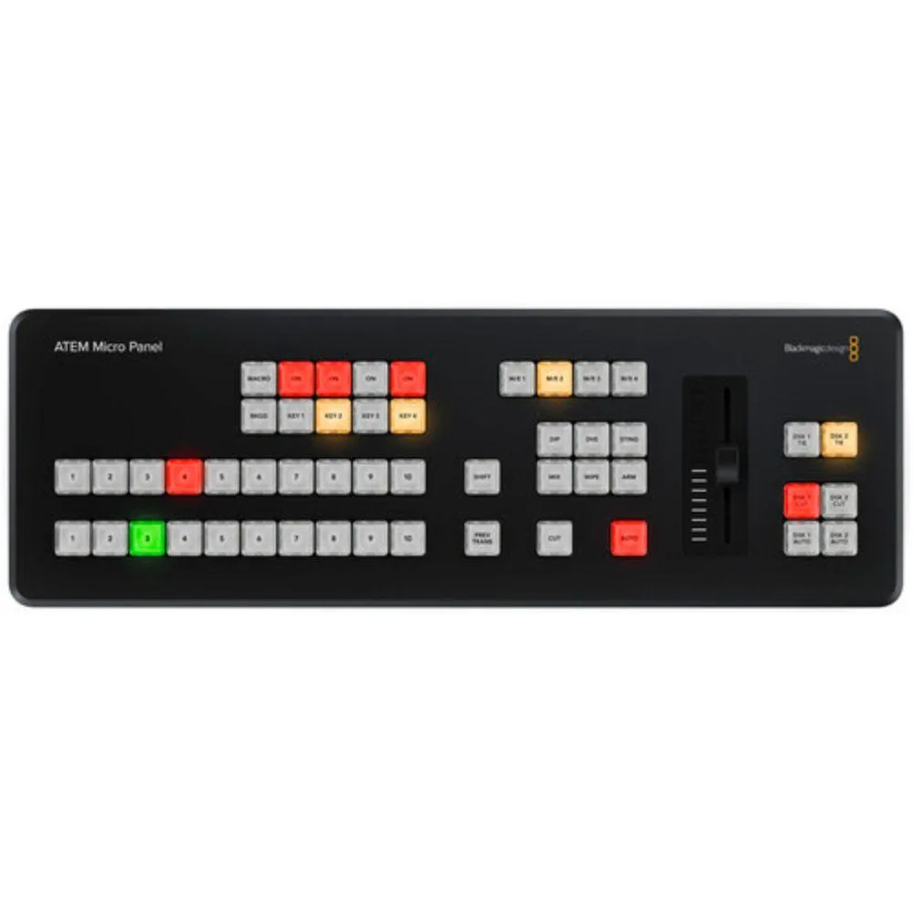 Blackmagic Design Pty. Ltd. Blackmagic Design ATEM Micro Live Stream Switcher Panel 10 Inputs Bluetooth 5.1 — product photo