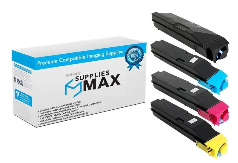 SuppliesMax SuppliesMax TK-8309MP Toner Cartridge Combo Pack (BK/C/M/Y) 25000 Pages — product photo