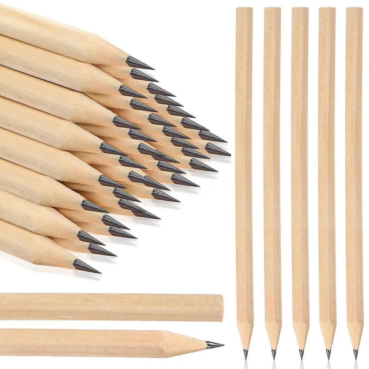  Fumete Wooden Hexagonal HB Pencils 100 Pack — product photo
