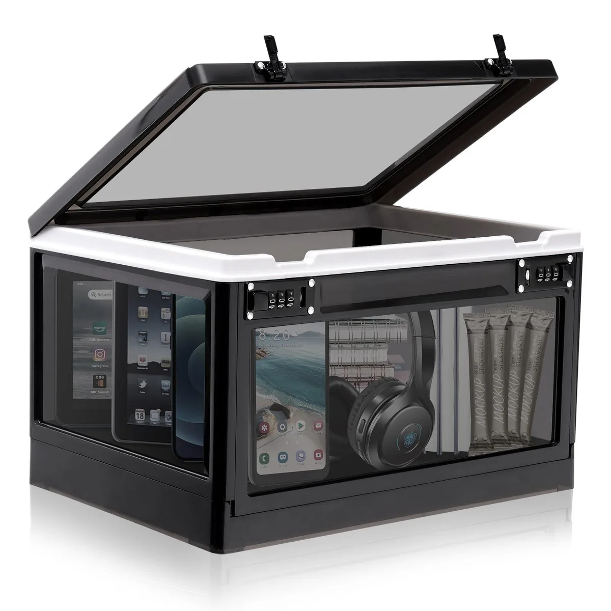 Porter-Cable Tool Storage 24 Litre 15.3 in x 11 in x 8.6 in Black&amp;White — product photo
