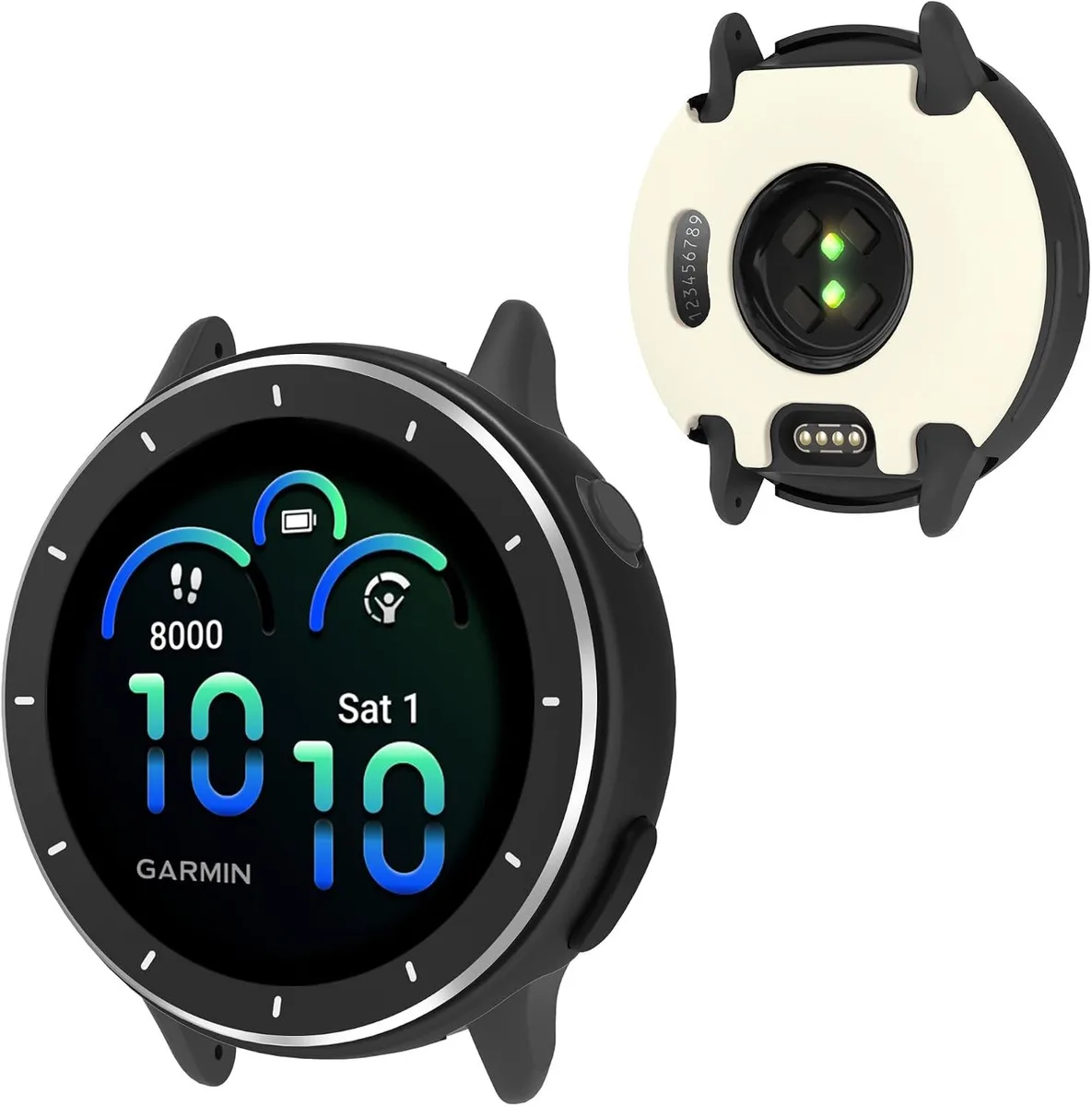 ETEIZU ETEIZU Metal Case for Garmin Vivoactive 6 Smartwatch Black — product photo