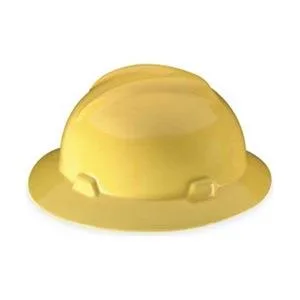 MSA MSA 475366 Full Brim Hard Hat Yellow Polyethylene personal protective equipment — product photo