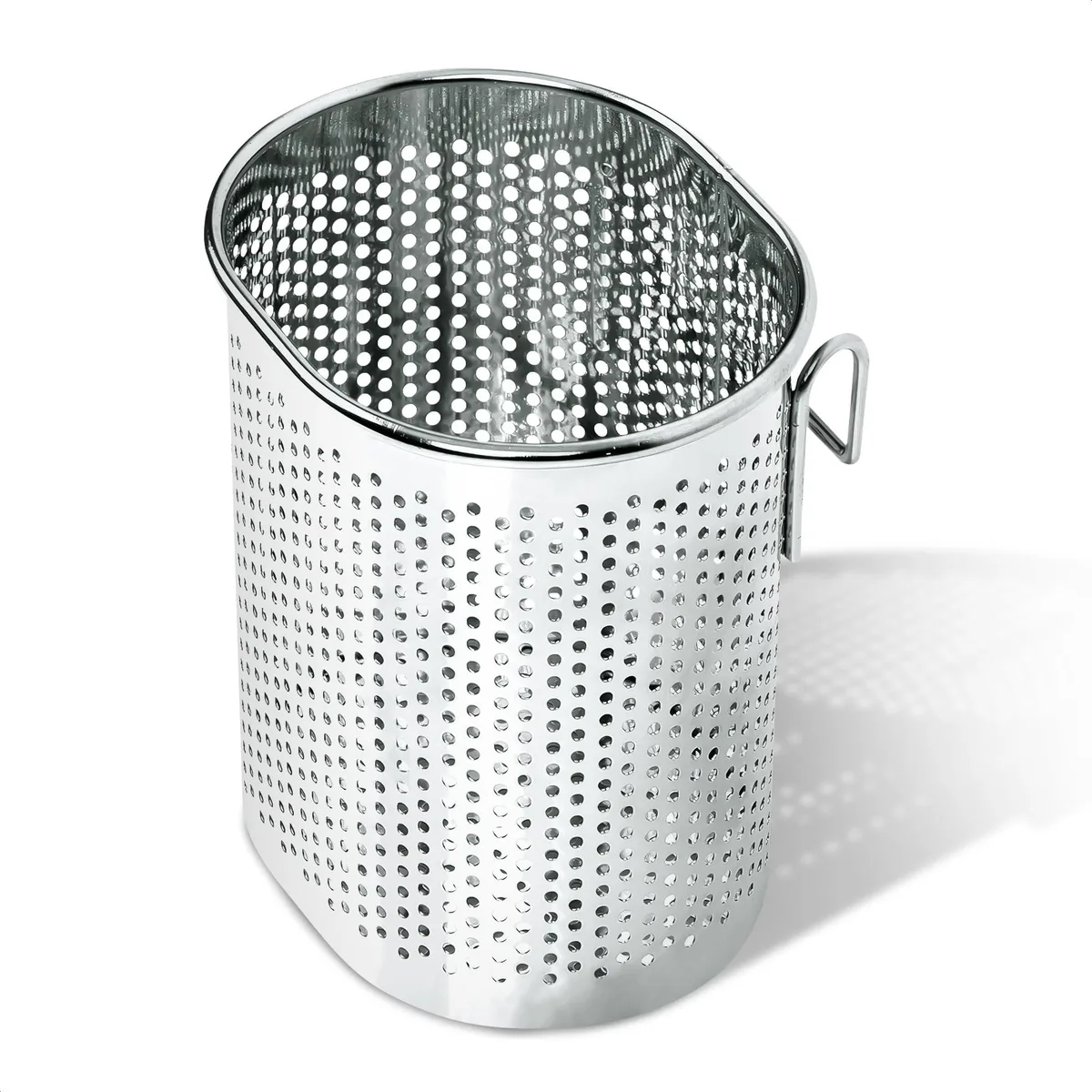 Stainless steel chopstick holder, 3.5 inches, perforated with hooks